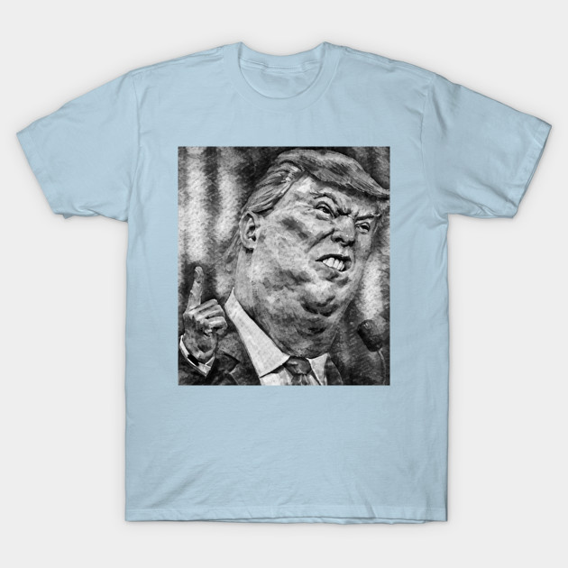 Disover Colored Pencil Painting Super Funny Donald John Trump Meme - Donald Trump - T-Shirt