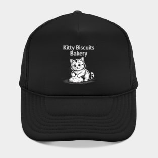 Kitty Biscuits Bakery - Perfect gift for cat lovers, bakers, cozy homebodies, and anyone obsessed with cute kneading kitty art. Hat