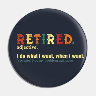 Retired Pin