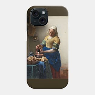 The Milkmaid by Vermeer Phone Case