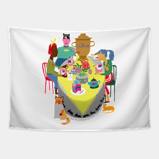 Tea Party Tapestry