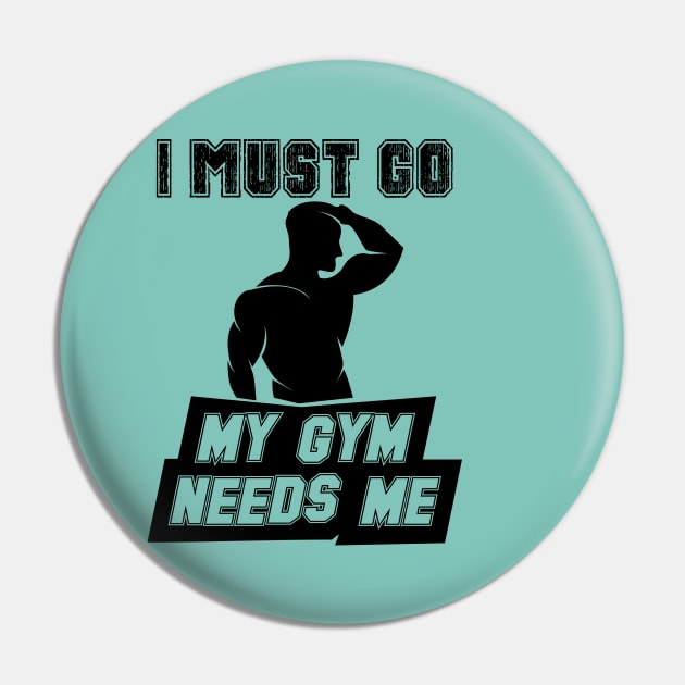 GYM Pin by TEEPOINTER