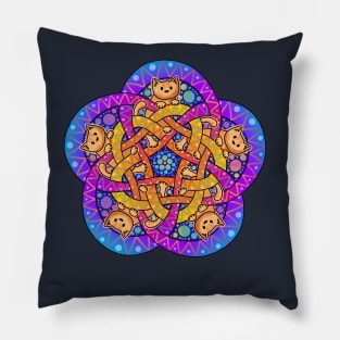 Celtic Knot Cat Pillow