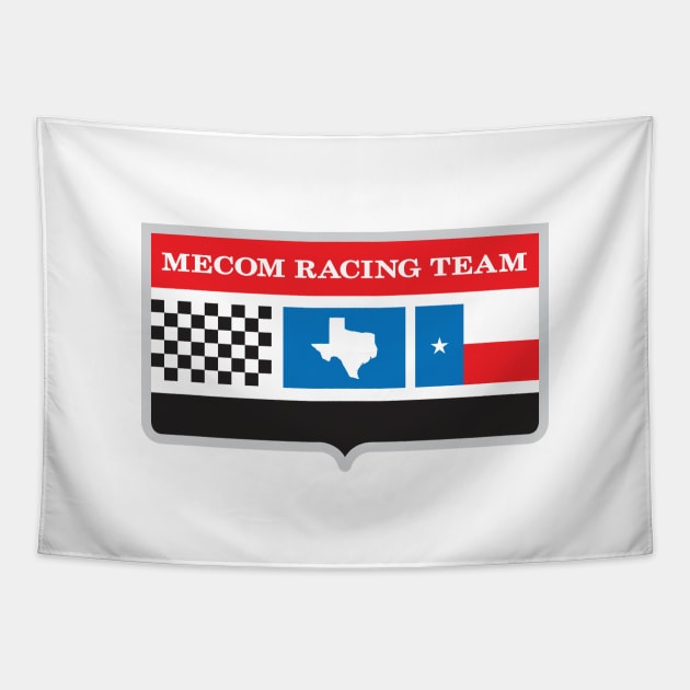 Mecom Racing Team Tapestry by retropetrol