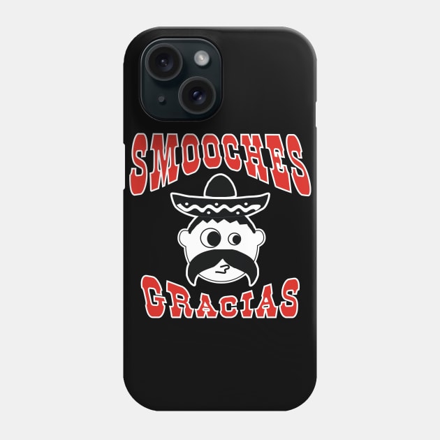 Smooches Gracias Phone Case by CrazyCreature