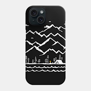 Camp Fire (for Dark Color) Phone Case