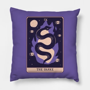 Spooky Tarot Card: The Snake Pillow