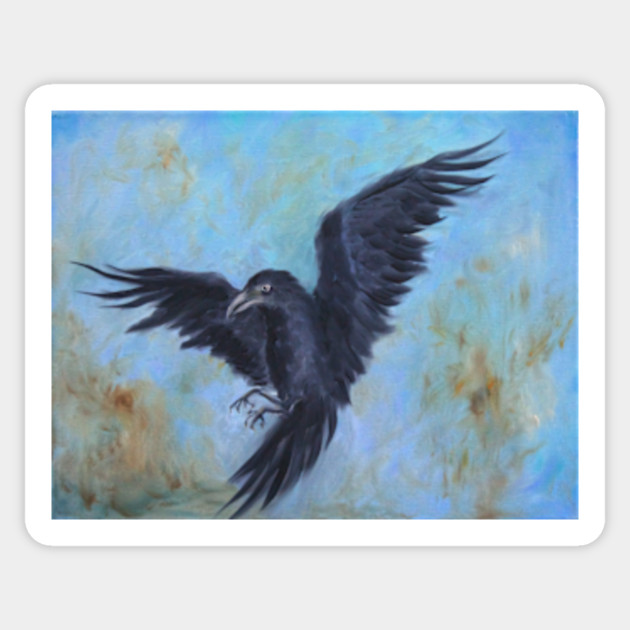 Fantasy Raven Raven Sticker Teepublic