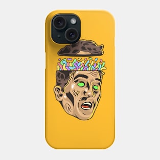 Overthinking make your head explode Phone Case