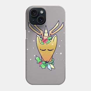 Adorable Christmas Unicorn Deer Phone Case