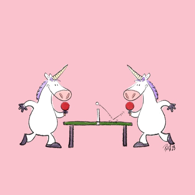 Unicorn PingPong by CrankyUnicorn