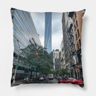 Murray Street, Tribeca, Manhattan, NYC Pillow