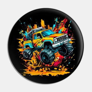 Monster Trucks Are My Jam - Monster Truck Pin