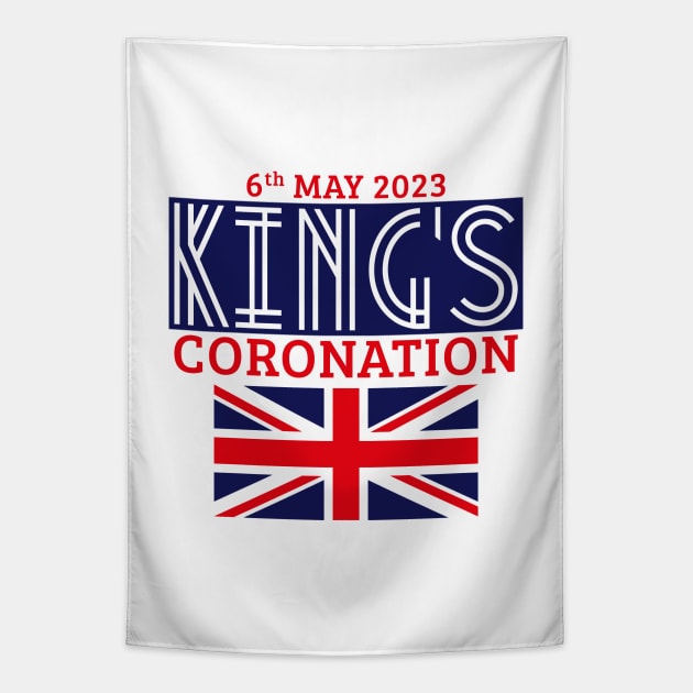 King’s Coronation, 6th May 2023 (Navy) Tapestry by MrFaulbaum