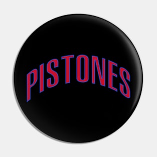 Detroit Pistons Pistones español Pin