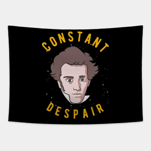 Soren Kierkegaard - Constant Despair Tapestry