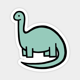 Light Sage Green Dinosaur Magnet