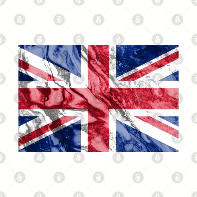 Flag of the United Kingdom - Marble texture by DrPen