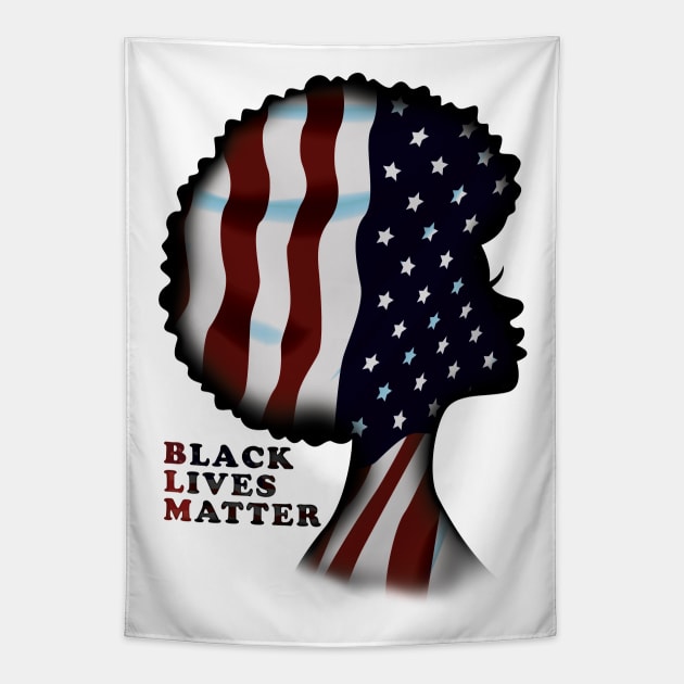 Black Girls: Black Lives Matter Tapestry by POD Anytime