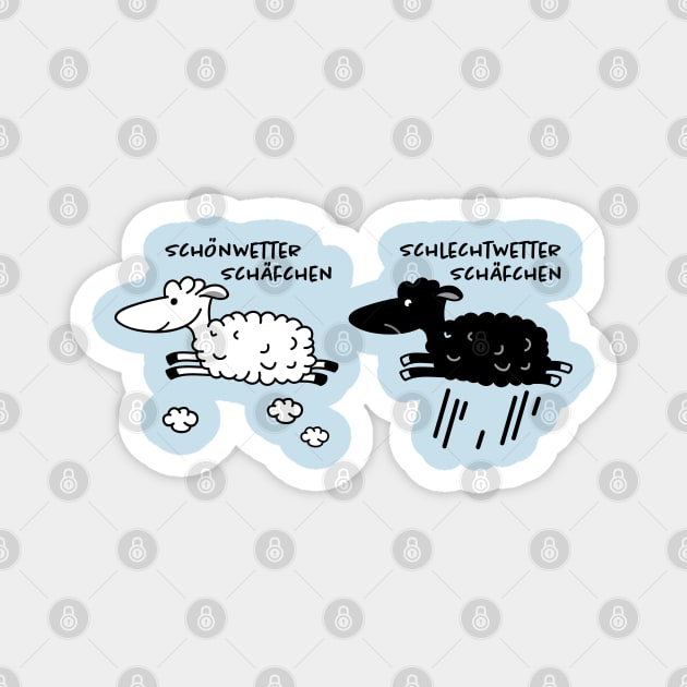 like the weather. That shows the black or white sheep. Magnet by spontania