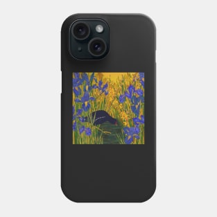 Iris and Moorhen Phone Case