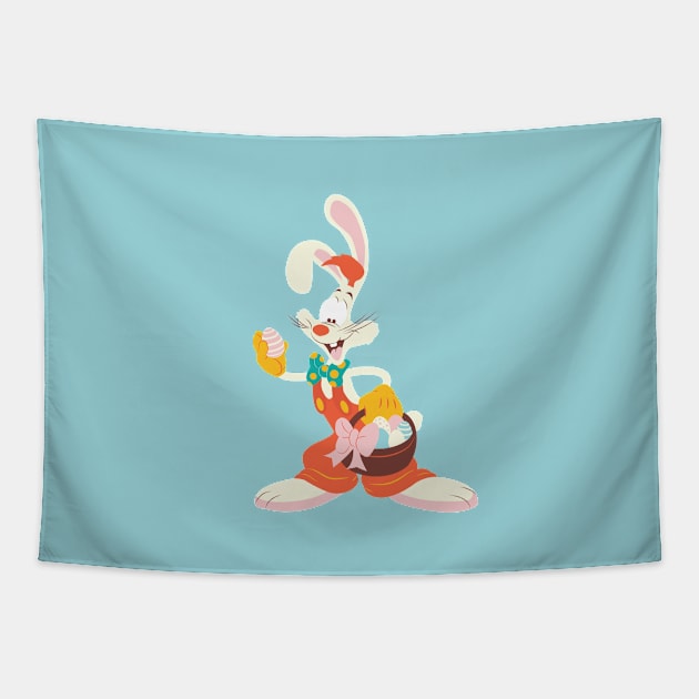 Framed Easter Bunny Tapestry by SarahLouiseNicholson