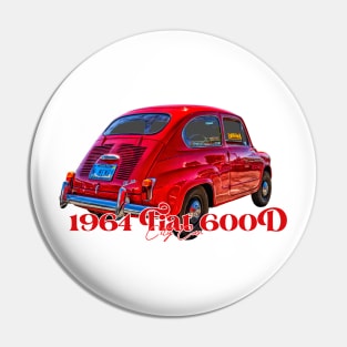 1964 Fiat 600D City Car Pin