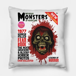 Pulp Horror magazine cover Pillow