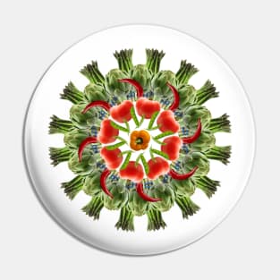 artichoke mandala Pin