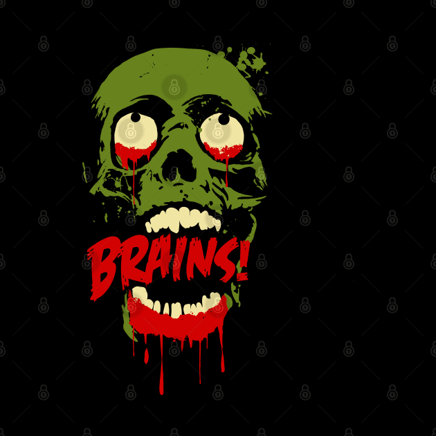 Return of the Living Dead Brains! Zombie by StudioPM71