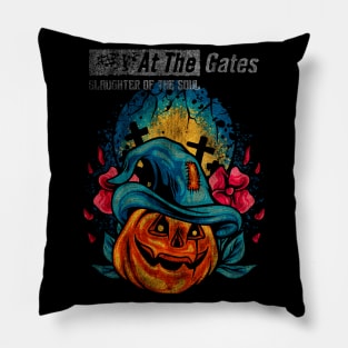 JACK AT THE GATES OF HALLOWEEN Pillow