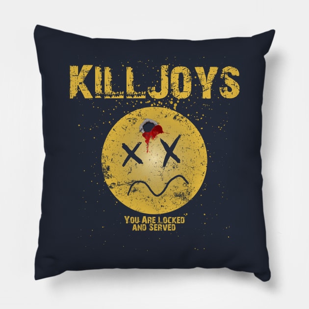 Killjoys 'Trigger Happy' Pillow by SimonBreeze