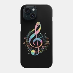 Treble Clef And Music Notes Phone Case