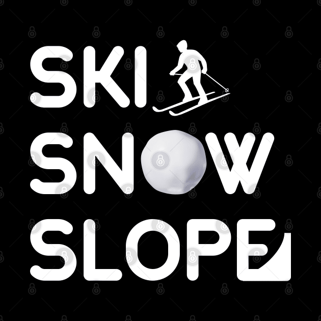 Ski Snow Slope by NomiCrafts