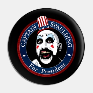 Captain Spaulding Horror Icon Pin