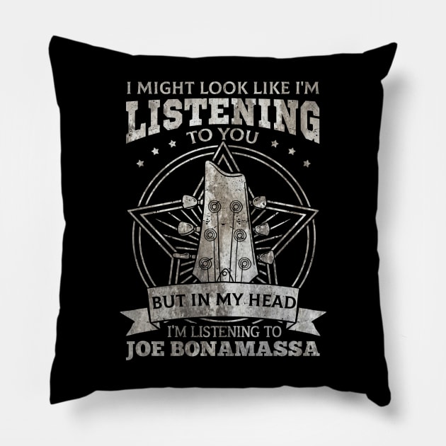 Joe Bonamassa Pillow by Astraxxx