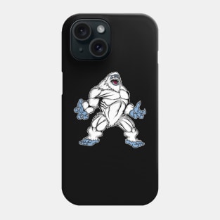 Funny Abominable Snowman Graphic Design Phone Case