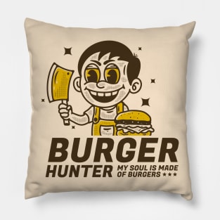 Burger Hunter Pillow