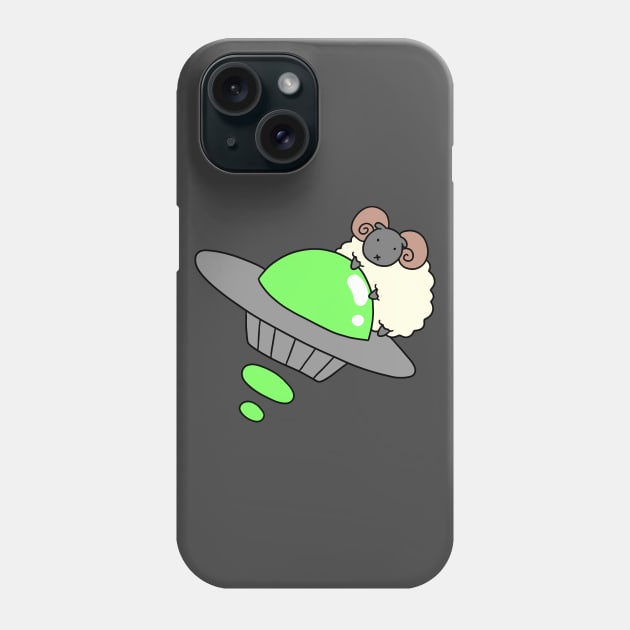 UFO Ram Phone Case by saradaboru