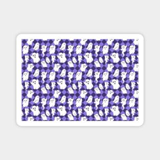 Halloween Ghost Pattern Magnet