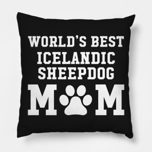 World’s Best Icelandic Sheepdog Mom Pillow