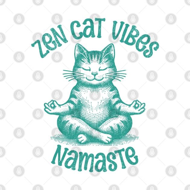 Namaste Cat by Maison de Kitsch