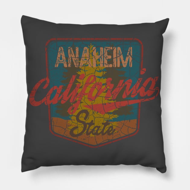 Anaheim California State Pillow by SpaceWiz95