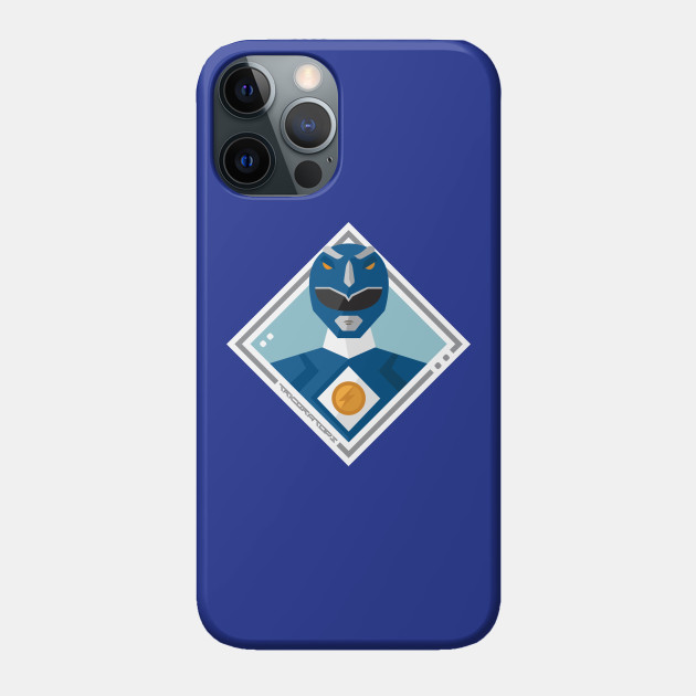 Blue Triceratops Ranger - Mighty Morphin Power Rangers - Phone Case