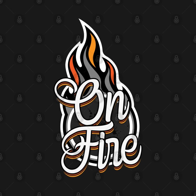 On Fire Mood by CTShirts