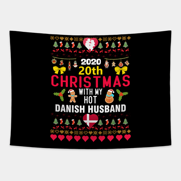 2020 20th Christmas With My Hot Danish Husband Tapestry by mckinney