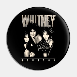 Whitney Houston 80s 90s Pin