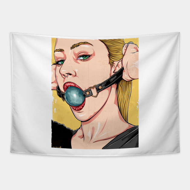 Ball gag girl