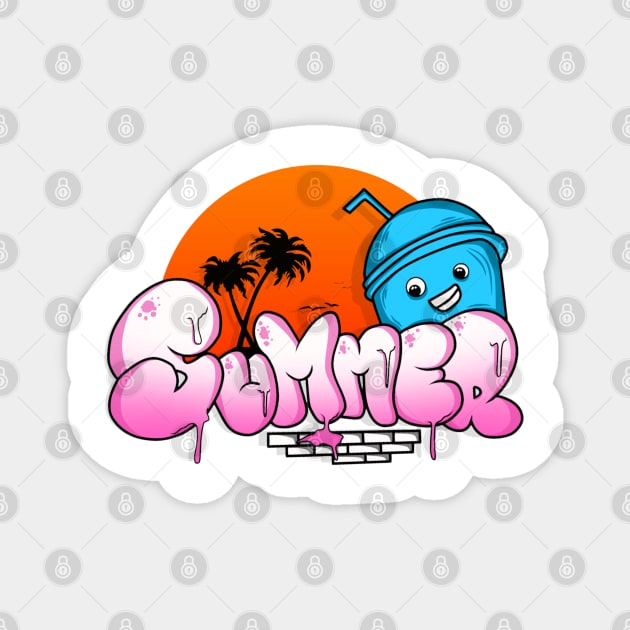 SUMMER APPAREL III Magnet by Ghembikz Art