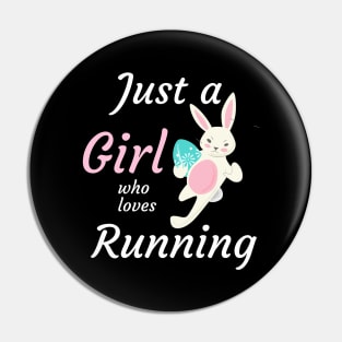 Just a girl who loves running and bunnies Pin